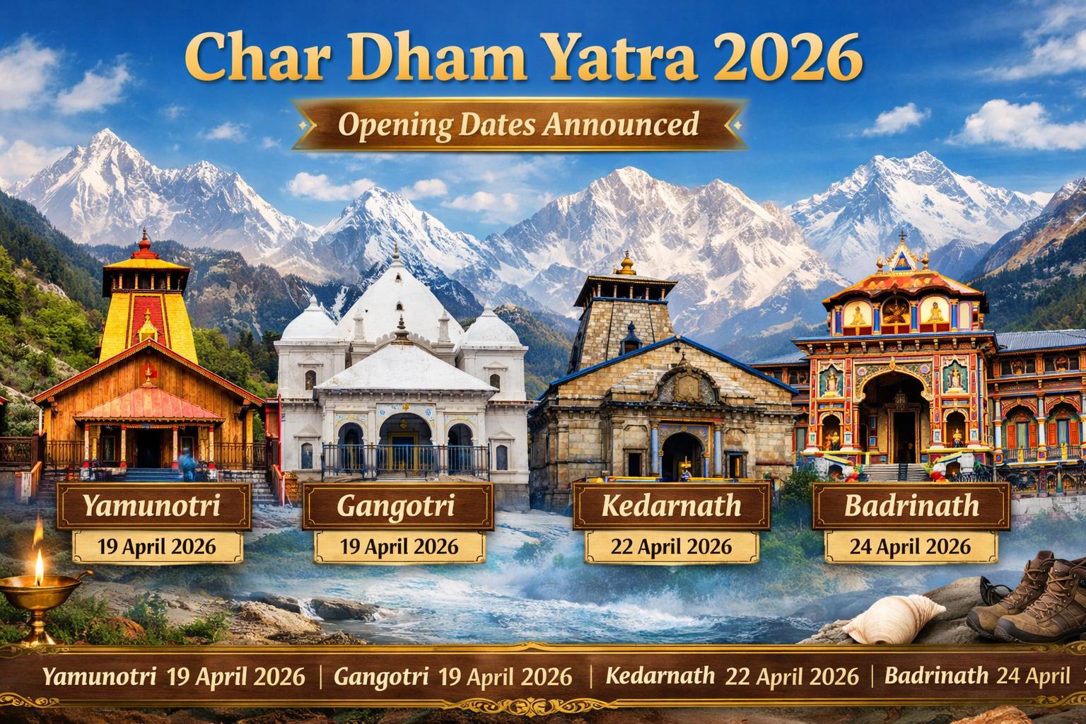 char dham yatra from delhi 2026